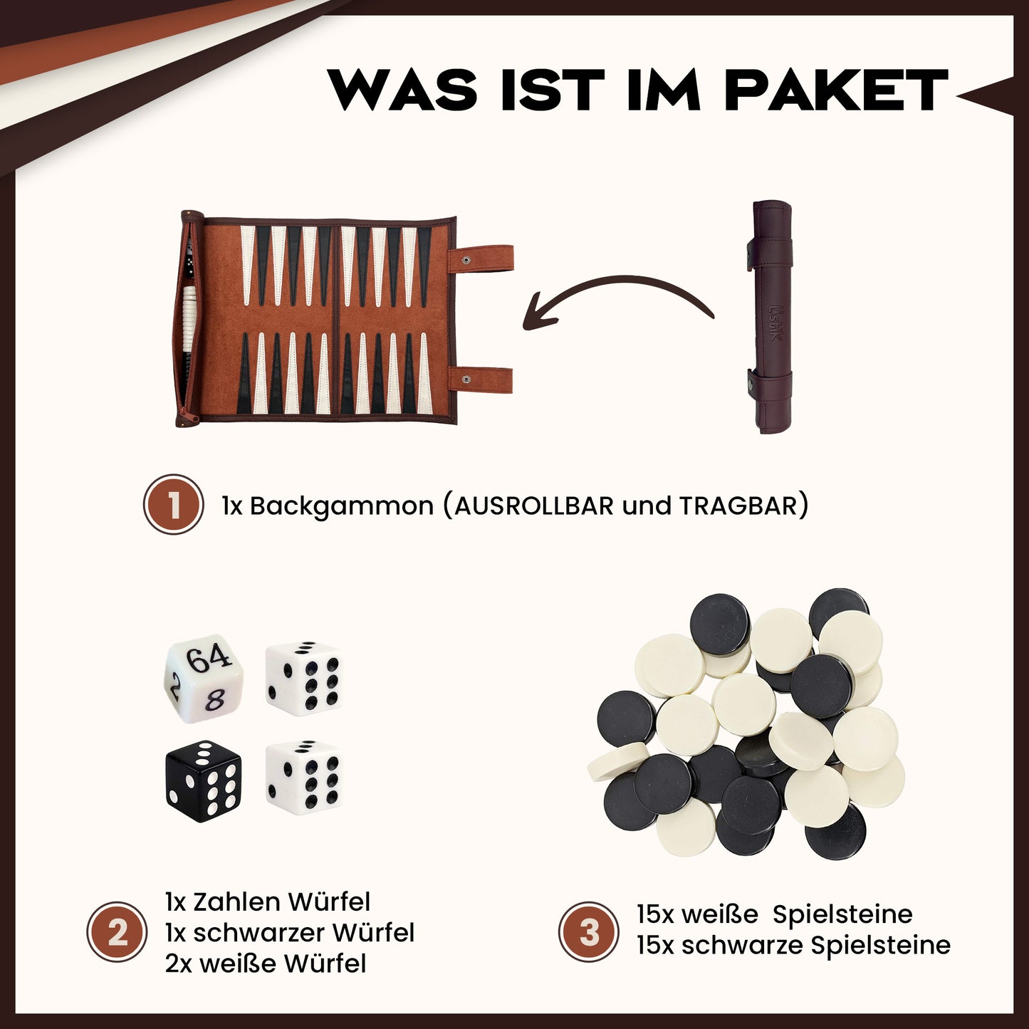 Listik Backgammon - Reise Tavla